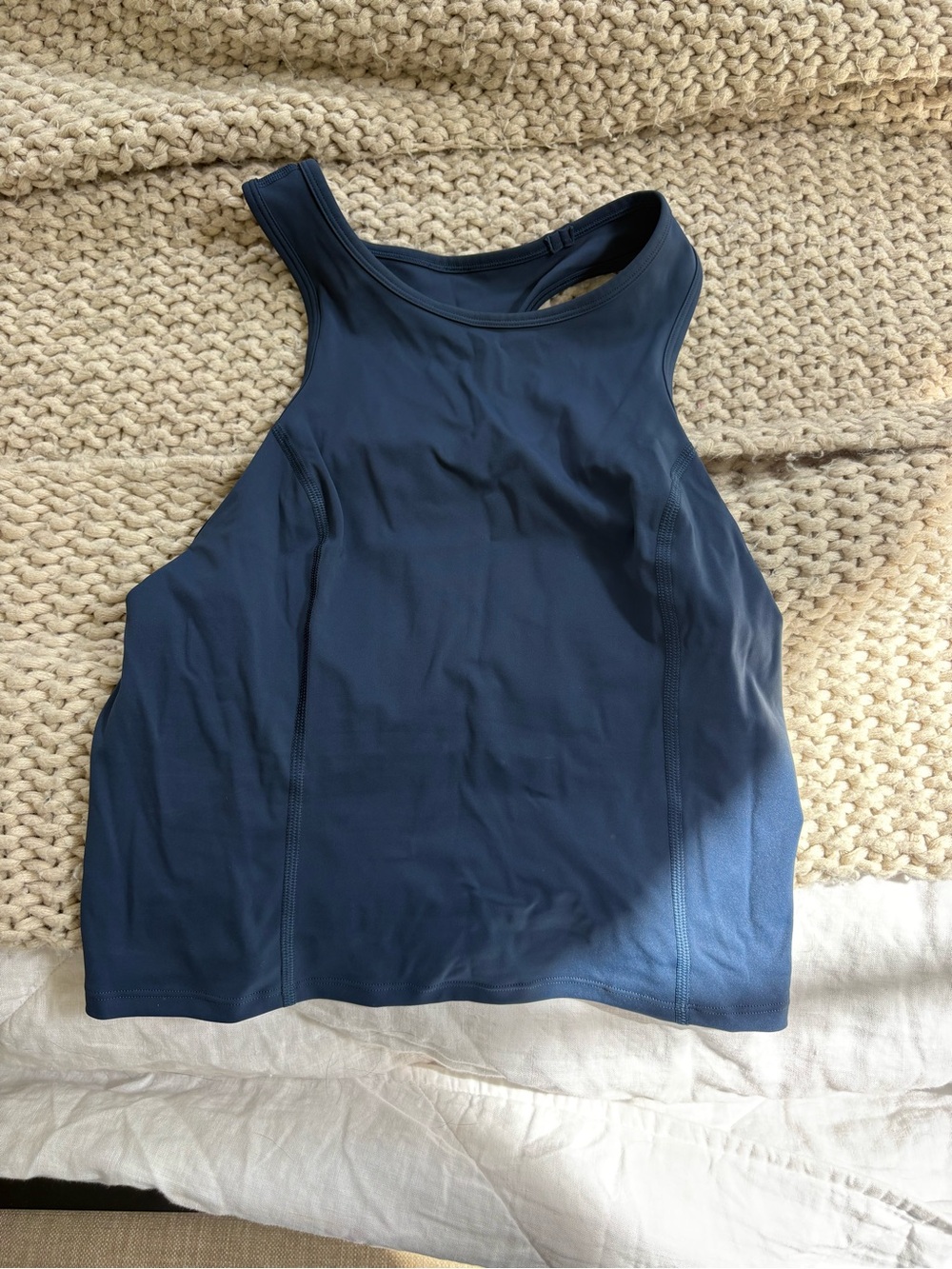 lululemon athletica Navy High-Neck Performance Tank